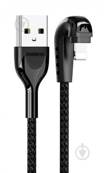 Кабель Remax Lightning – USB 1 м (RC-097I-BLACK) Heymanba - фото 1 Кабель Remax Lightning – USB 1 м (RC-097I-BLACK) Heymanba - фото 1