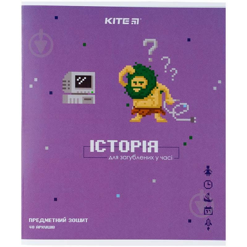 Тетрадь школьная Classic История 48 листов клетка K21-240-12 KITE - фото 1