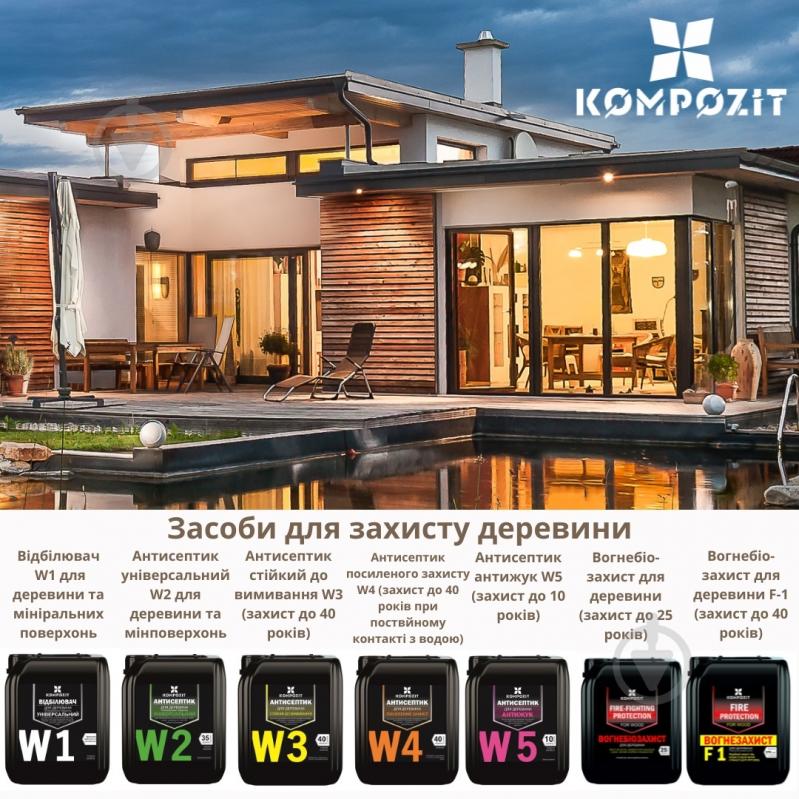 Антисептик Kompozit универсальный W2 5 л - фото 3