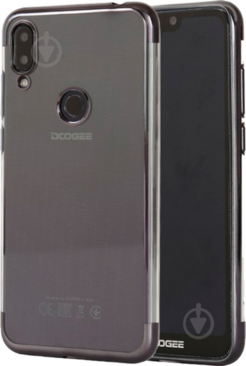 Чехол защитный Doogee черный (Силіконовий чохол TPU Electrop) Y7 - фото 2