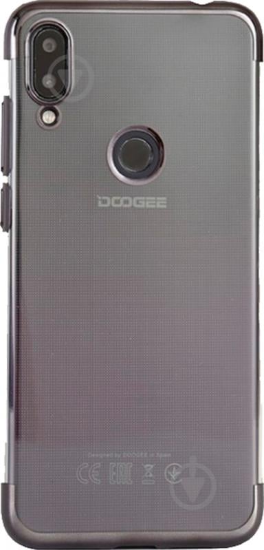 Защита Doogee black (Чохол Acrylic PU Doogee Y7 чор) силиконовый - фото 4