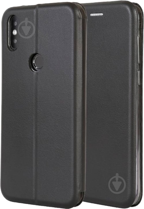 Чохол захисний Doogee чорний black (Чохол-книжка PU leather case D) Y7 - фото 3