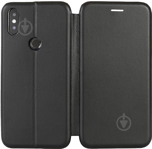 Чохол захисний Doogee чорний black (Чохол-книжка PU leather case D) Y7 - фото 1