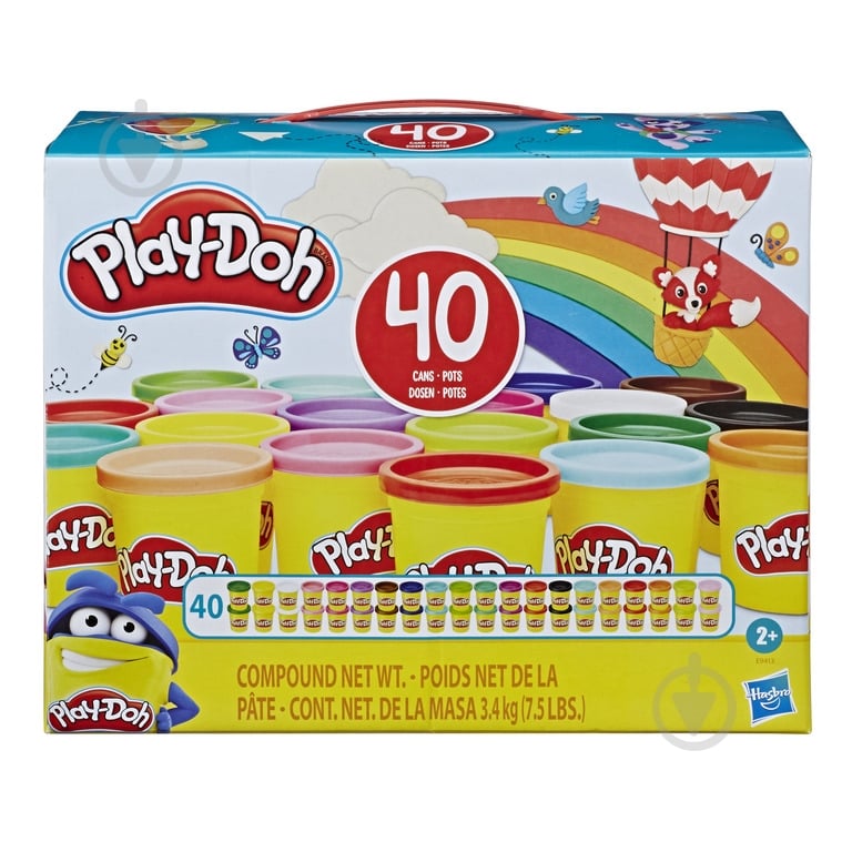 Набор пластилина Play-Doh 40 баночек E9413 - фото 3