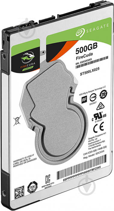 Жорсткий диск Seagate 500 ГБ 2,5" SATA III (ST500LX025) silver - фото 2