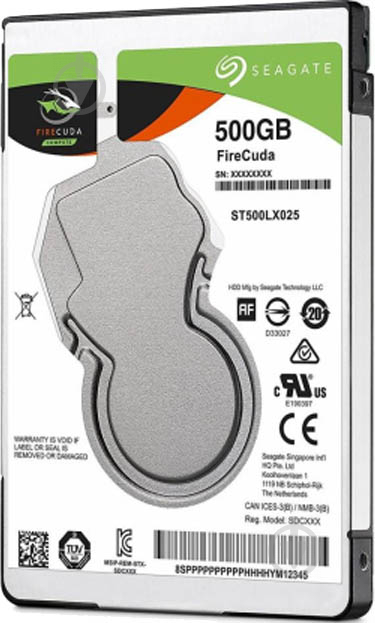 Жорсткий диск Seagate 500 ГБ 2,5" SATA III (ST500LX025) silver - фото 3