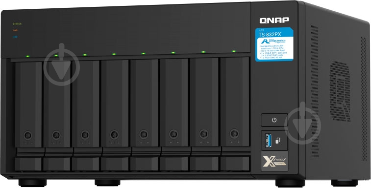 Сетевое хранилище QNAP TS-832PX-4G - фото 3