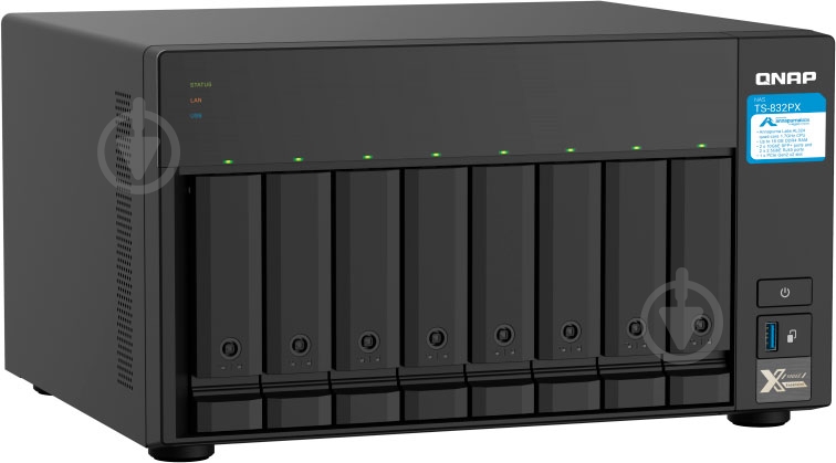 Сетевое хранилище QNAP TS-832PX-4G - фото 2