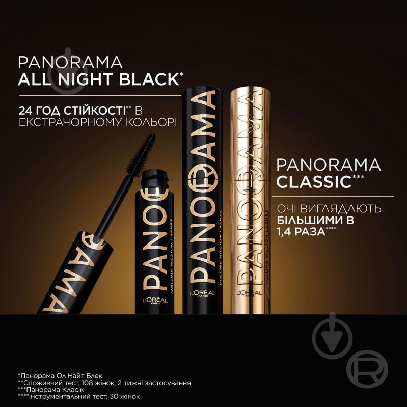 Тушь для ресниц L'Oreal Paris Volume Million Lashes Panorama Extra Black 9,9 мл - фото 8 Тушь для ресниц L'Oreal Paris Volume Million Lashes Panorama Extra Black 9,9 мл - фото 8