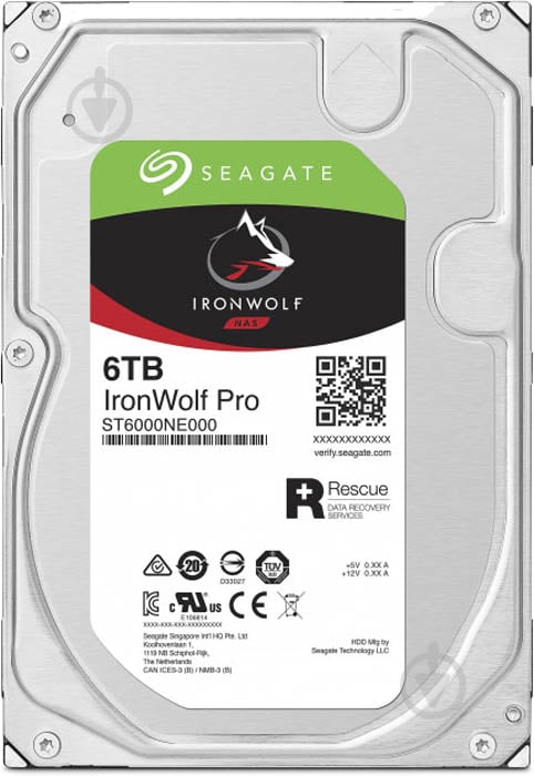 Жесткий диск Seagate 6 ТБ 3,5" SATA III (ST6000NE000) silver - фото 1