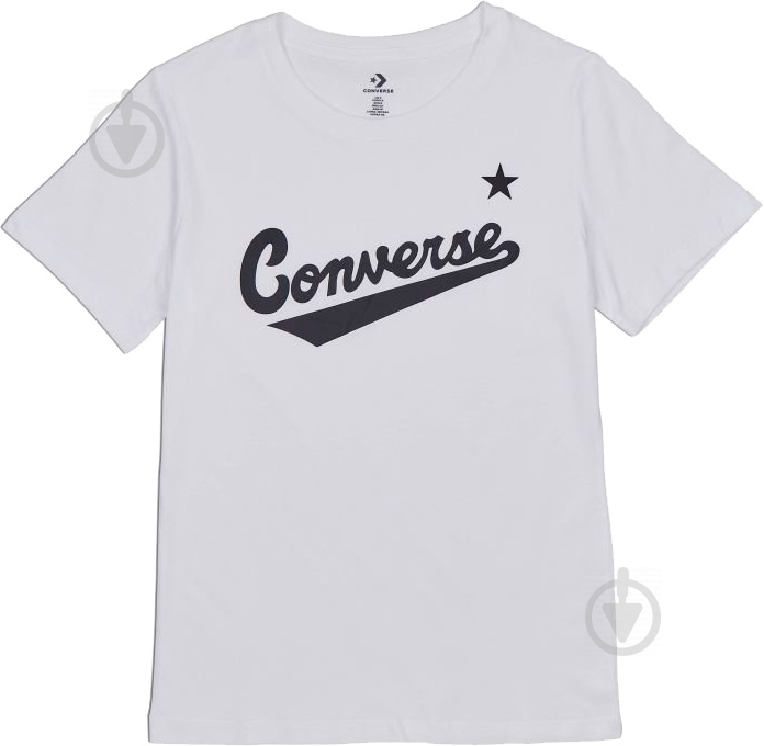 Футболка Converse Center Front Nova Classic Tee 10021940-A01 р.M белый - фото 1