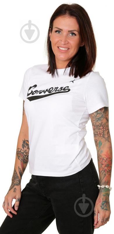 Футболка Converse Center Front Nova Classic Tee 10021940-A01 р.M белый - фото 2