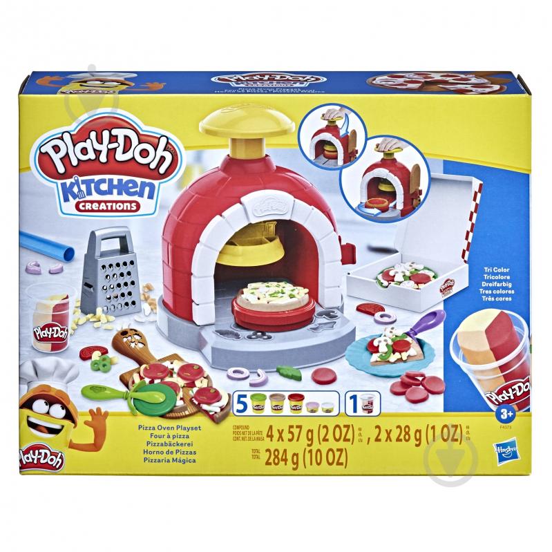 Набір для творчості Play-Doh Печемо піцу з пластиліном F4373 - фото 1