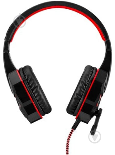 Навушники Aula Prime Basic Gaming Headset black/red - фото 1 Навушники Aula Prime Basic Gaming Headset black/red - фото 1