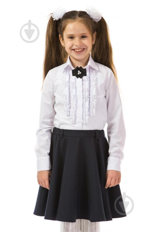 Блуза р. 146 белый 71711401100 - фото 1