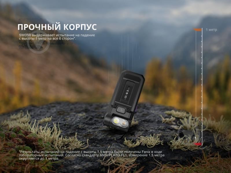 Фонарик Fenix ручной LED черный 150 Lm SW05R-RL - фото 20 Фонарик Fenix ручной LED черный 150 Lm SW05R-RL - фото 20