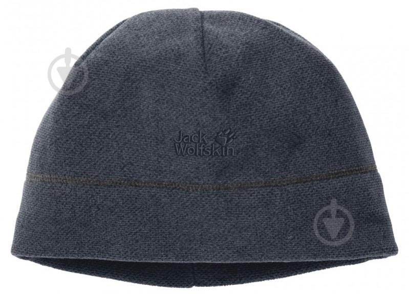 Шапка Jack Wolfskin Skywind Cap 1908741-6230 р.L темно-серый - фото 1