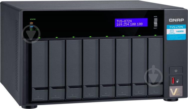 Сетевое хранилище QNAP TVS-872N-I3-8G - фото 3