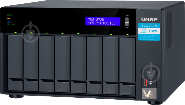 Сетевое хранилище QNAP TVS-872N-I3-8G - фото 2