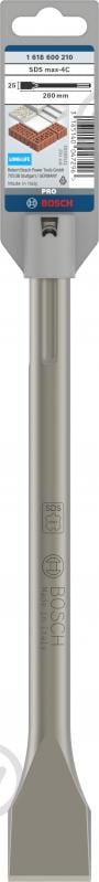 Зубило Bosch SDS-max 25x280 мм 1618600210 - фото 3