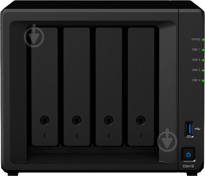 Сетевое хранилище Synology DS418 - фото 1