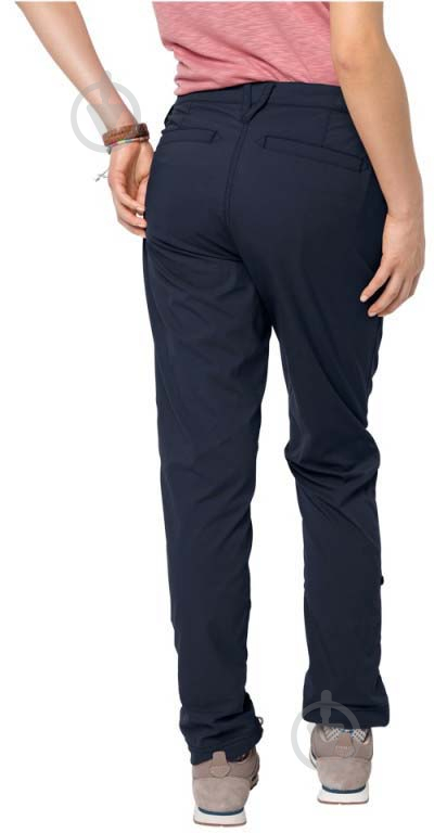 Брюки Jack Wolfskin DESERT ROLL-UP PANTS W 1505281_1910 р. 44 темно-синий - фото 2