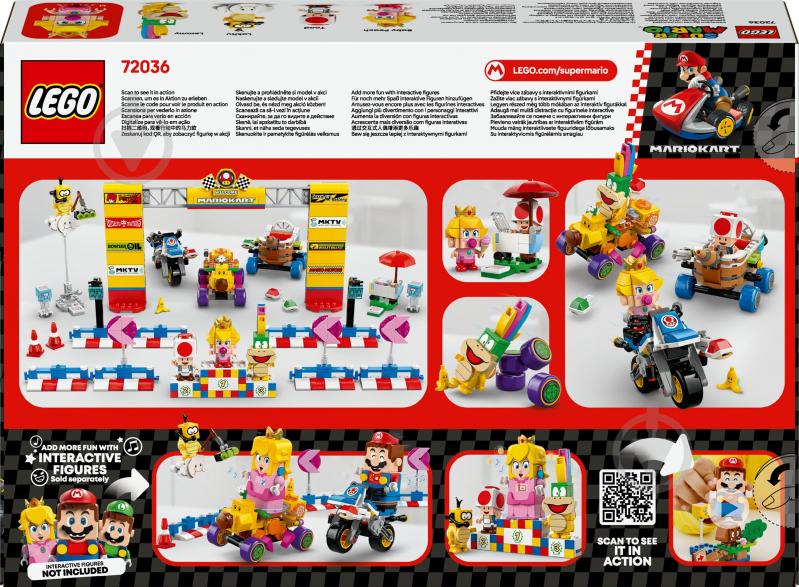 Конструктор LEGO Super Mario Mario Kart – Baby Peach & Grand Prix. Набор 72036 - фото 2