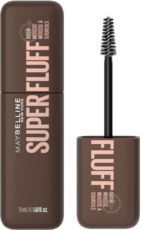 Гель-мус для брів Maybelline New York Superfluff 260 Deep Brown 5 мл - фото 1