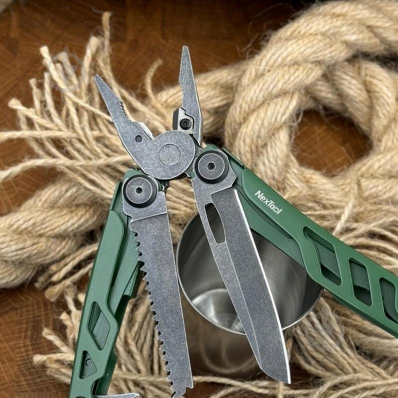 Мультитул NexTool Flagship Pro, зеленый (16 функций) NE20278 - фото 3 Мультитул NexTool Flagship Pro, зеленый (16 функций) NE20278 - фото 3