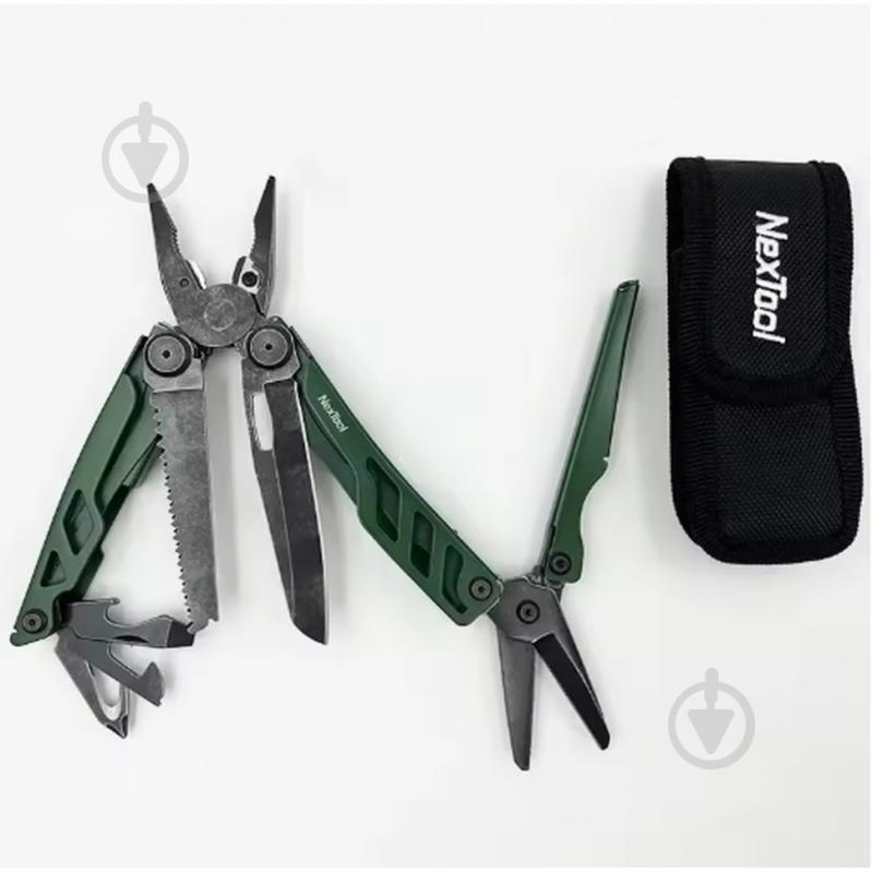 Мультитул NexTool Flagship Pro, зеленый (16 функций) NE20278 - фото 1 Мультитул NexTool Flagship Pro, зеленый (16 функций) NE20278 - фото 1