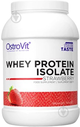 Протеин Ostrovit Whey Protein Isolate Клубника 700 г - фото 1