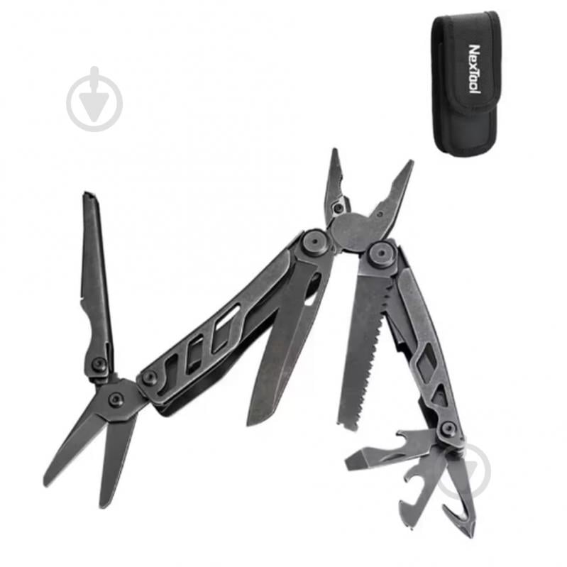 Мультитул раскладной NexTool Flagship Pro, черный (16 функций) NE20120 - фото 1 Мультитул раскладной NexTool Flagship Pro, черный (16 функций) NE20120 - фото 1