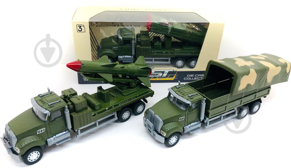 Машинка DIY TOYS военная техника металл, в ассортименте 6809363 - фото 1