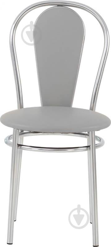 Стул обеденный Nowy Styl Florino Chrome V-28 хром/серый - фото 2