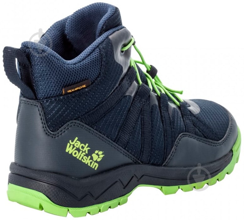 Ботинки Jack Wolfskin THUNDERBOLT TEXAPORE MID K 4036061-1184 р.33 сине-зеленый - фото 2