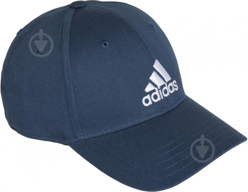 Кепка Adidas BBALL CAP COT GM6273 OSFW синій - фото 3