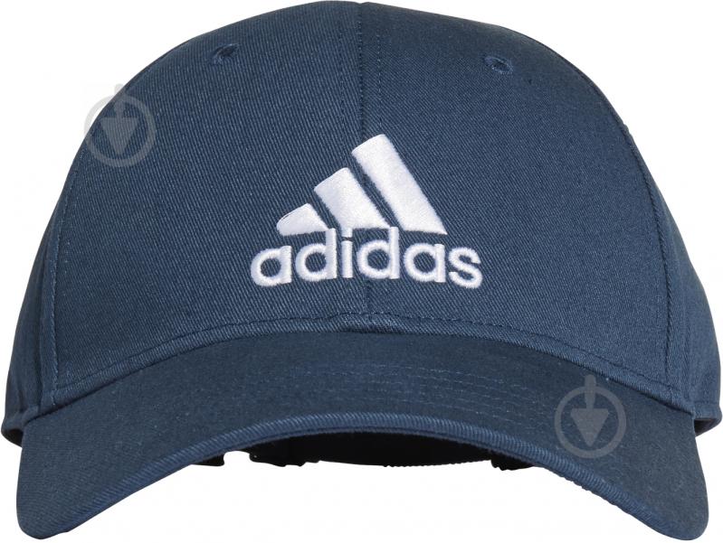 Кепка Adidas BBALL CAP COT GM6273 OSFM синий - фото 1