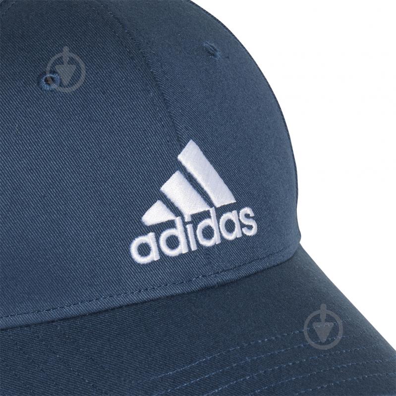 Кепка Adidas BBALL CAP COT GM6273 OSFM синий - фото 5