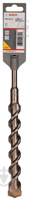 Бур Bosch 5 SDS-plus 25x200 мм 250 мм 1618596238 - фото 2
