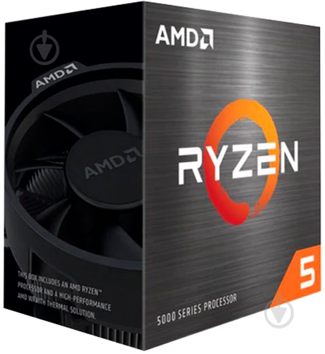Процесор AMD Ryzen 5 5600X 3,7 GHz Socket AM4 Box (100-100000065BOX) - фото 1