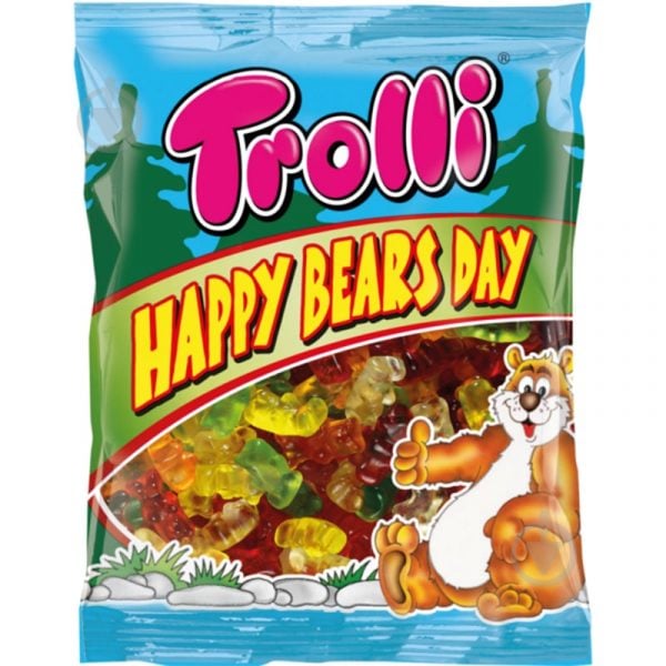 Конфеты жевательные Trolli День счастливых медведей 100 г - фото 1