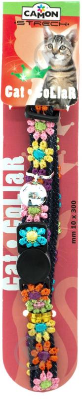 Ошейник CАMON с цветами 10х300 мм - фото 2