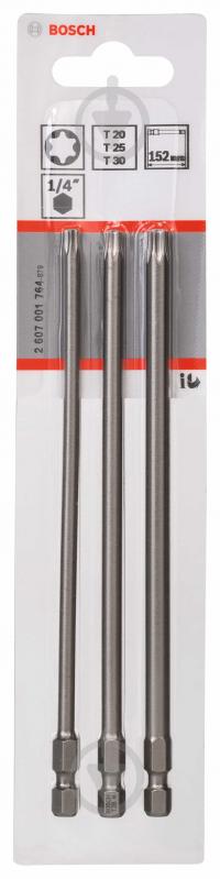 Бита Bosch Extra-Hart T20/T25/T30 x 152 мм 2607001764 - фото 2