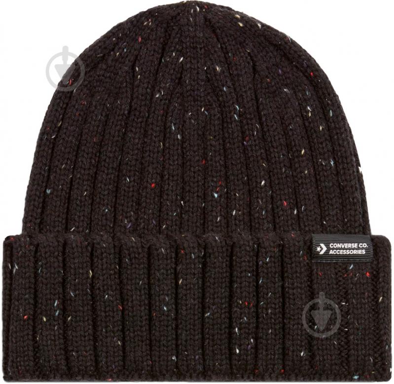 Шапка Converse Go 2 Beanie 10022383-A01 р.one size черный - фото 1