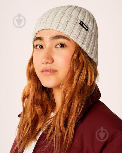 Шапка Converse Go 2 Beanie 10022383-A02 р.one size білий - фото 3