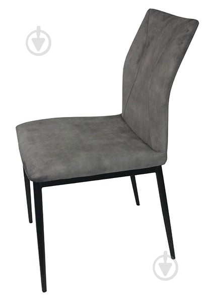 Стул Prestol Слим B2612 серый / черный - фото 1