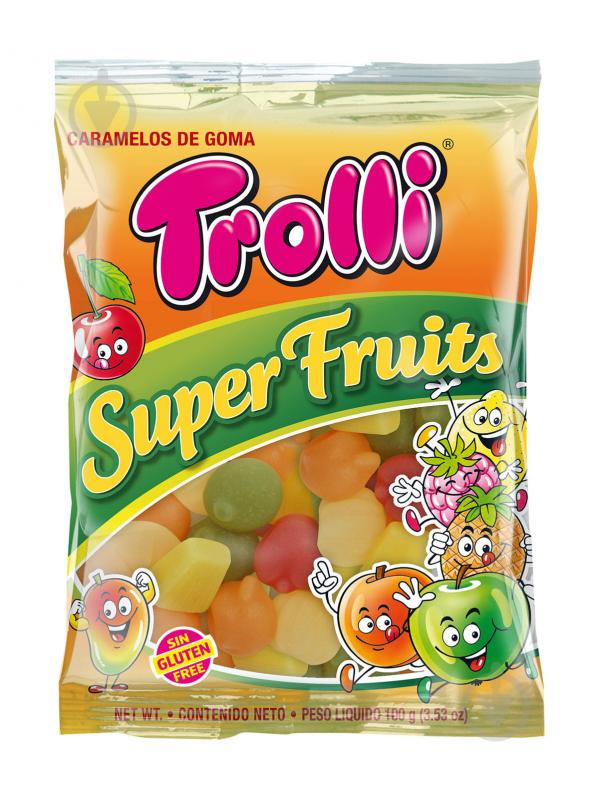 Конфеты жевательные Trolli Суперфрукт 100 г - фото 1