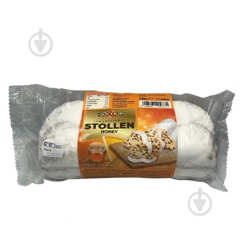 Штоллен Quickbury со вкусом меда 500 г - фото 1