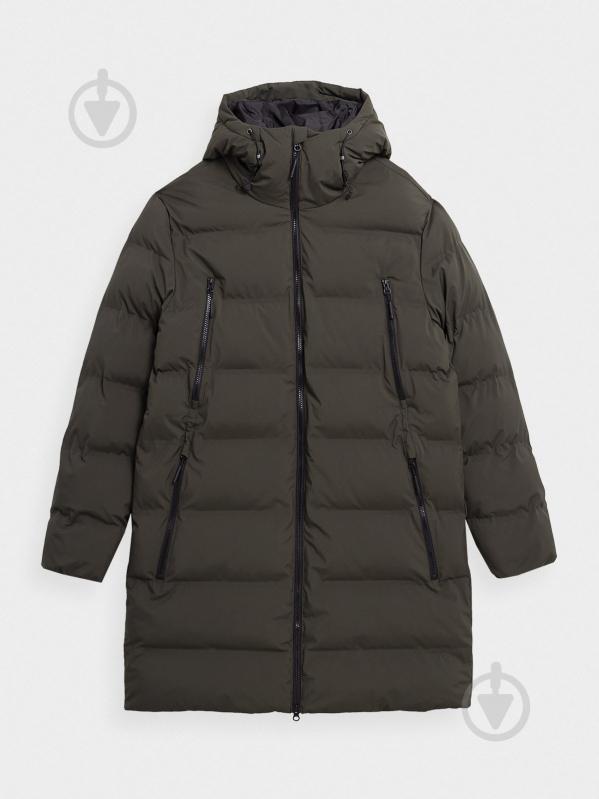 Пуховик чоловічий 4F DOWN JACKET M246 4FAW23TDJAM246-43S р.L хакі - фото 1