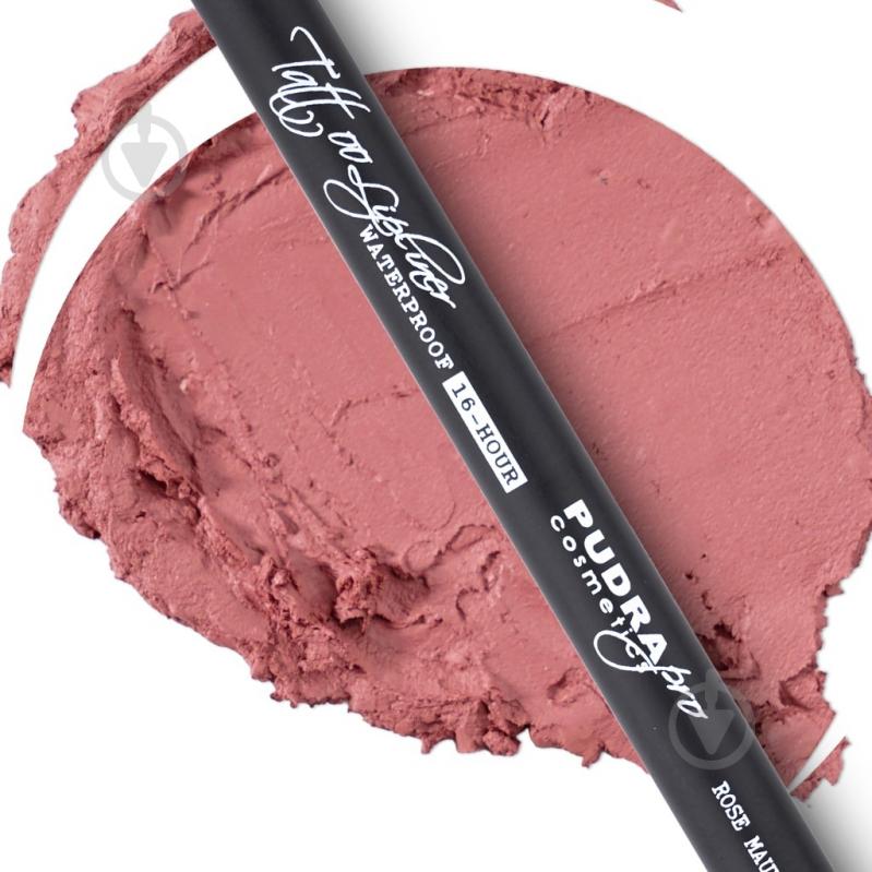 Олівець для губ Pudra Cosmetics 02 Rose Mauve 1,2 г - фото 3